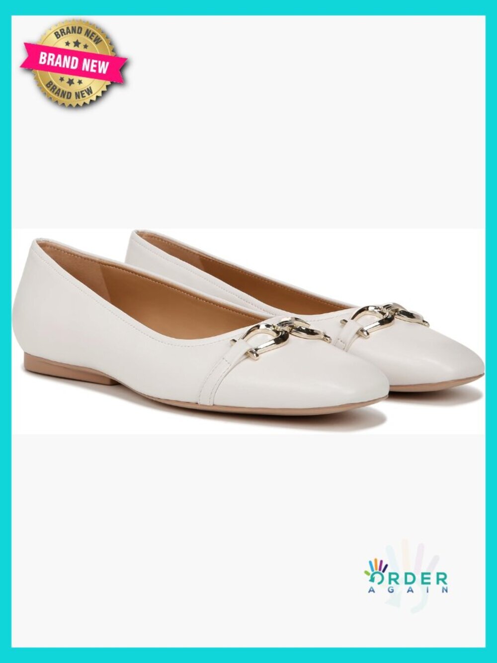 Slip On Ballet Flats Versatile Closed Square Toe Cushioned Comfort Non-Slip